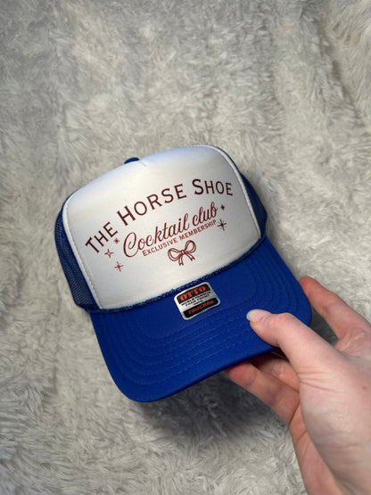 The Horse Shoe Cocktail Club Trucker Hat | Western drink hat