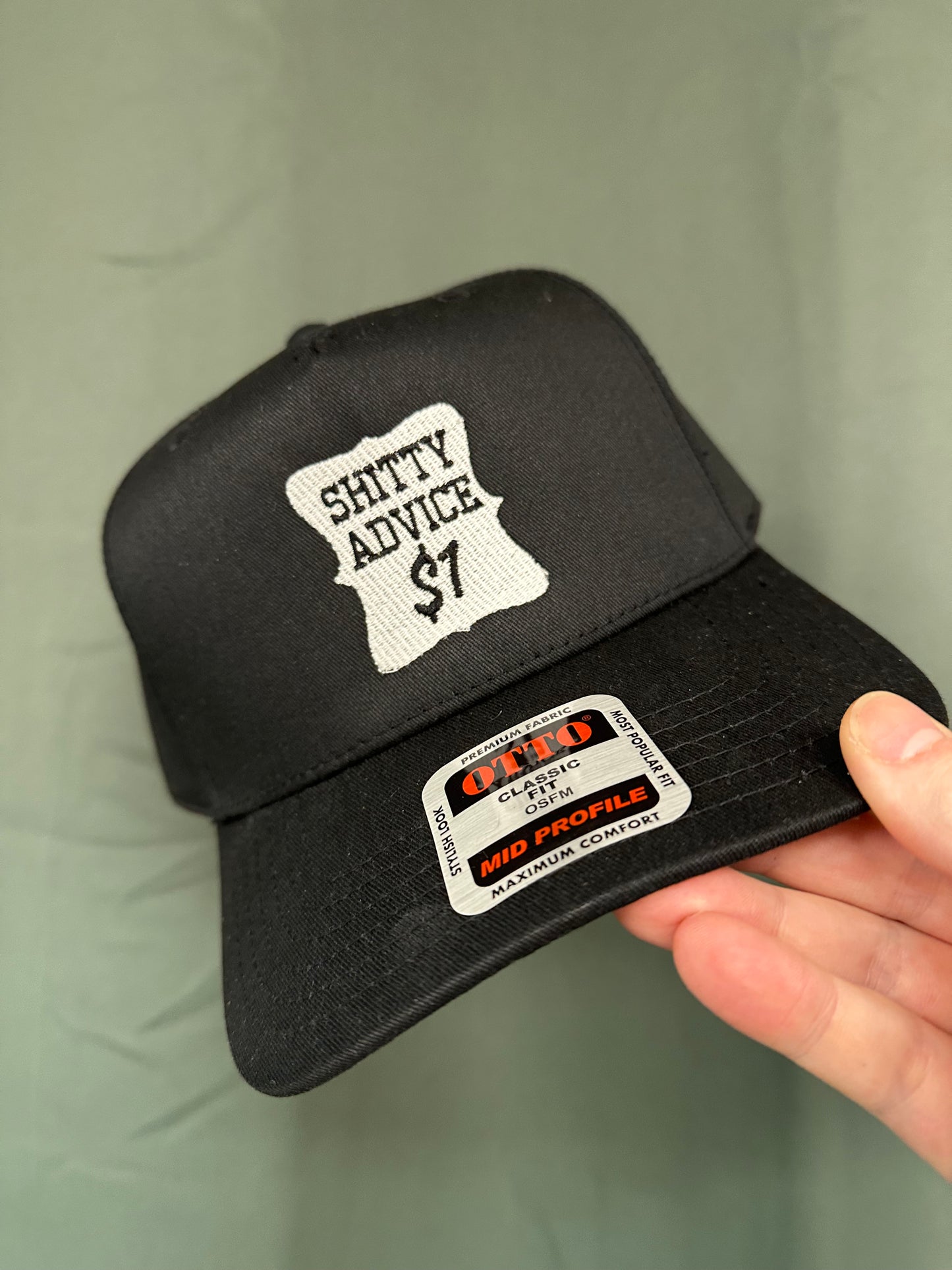 Shitty advice embroidery trucker hat - whoopsies