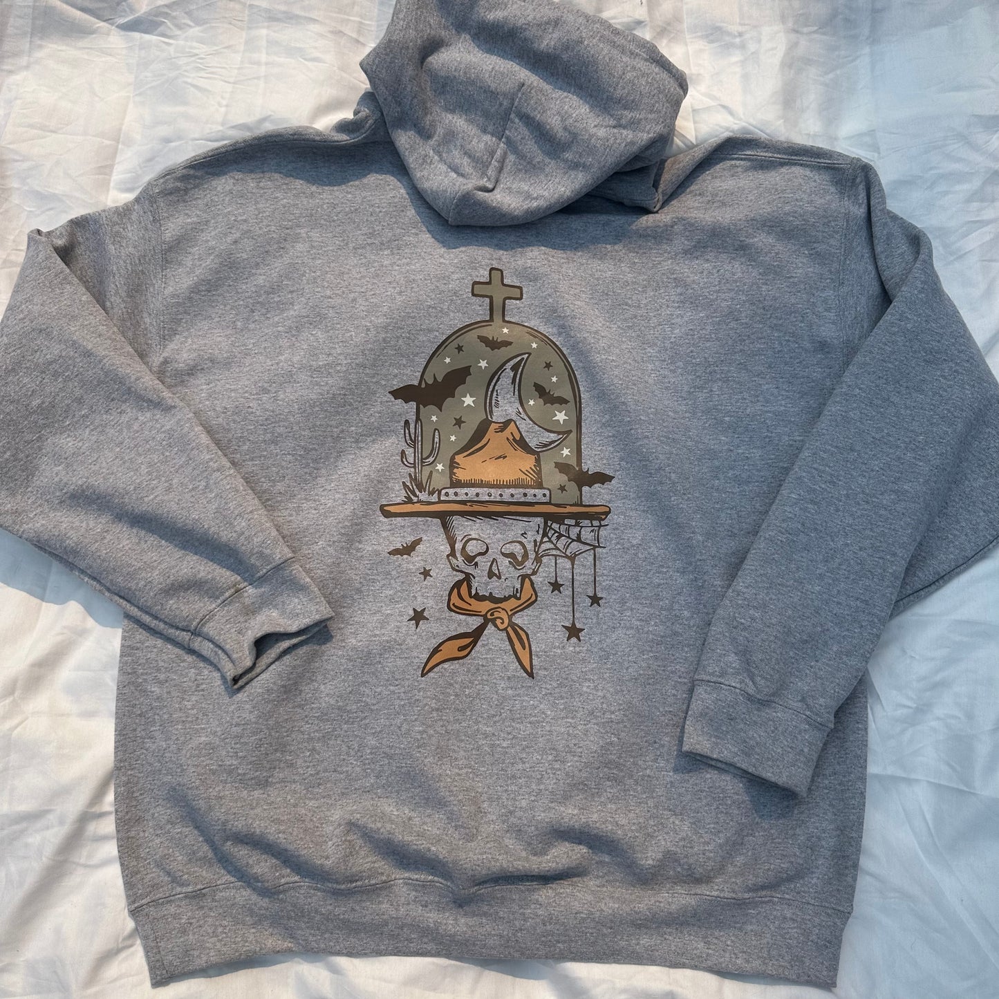 Cowboy skeleton fall Hoodie