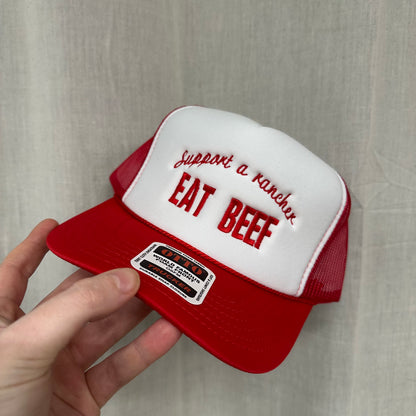 Support a Rancher - Eat Beef Trucker Hats