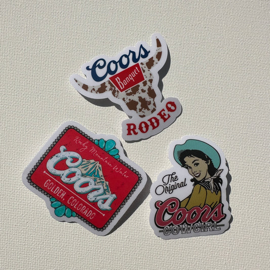 Coors Rodeo sticker pack