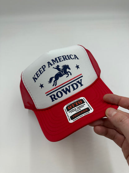 Keep America Rowdy Foam Trucker Hat | Otto