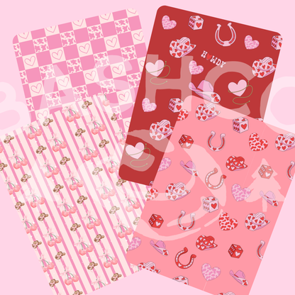 Western Kindle Clear Case Printable Inserts | *NOT A PHYSICAL ITEM* | *DOWNLOAD/PRINT&CUT*