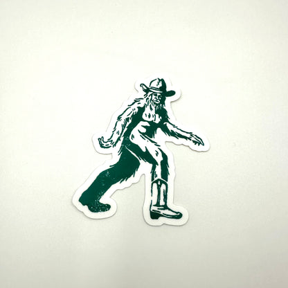 Cowboy Bigfoot sticker