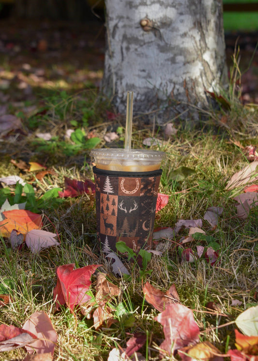 Woodland Western Coffee Koozie