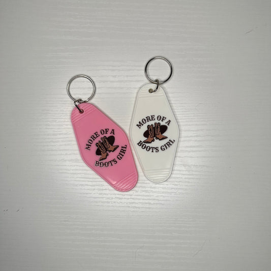 More of a boots girl keychain