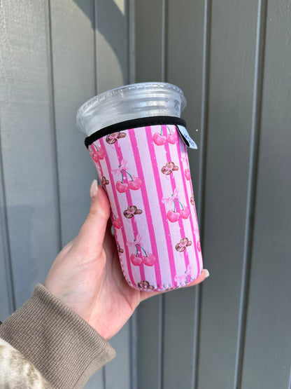 Croquette Cowgirl Coffee Sleeve | Girly Western Coffee Koozie