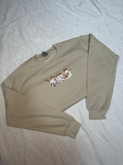 Cowboy Ghost Hoodie – Western Spooky Gildan Unisex crewneck