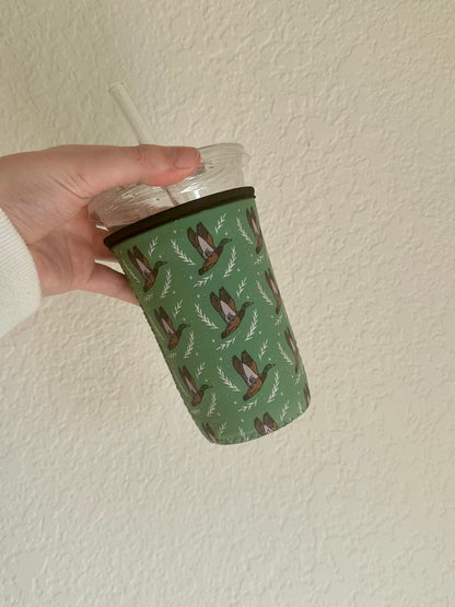 Duck Hunting Coffee sleeve – Neoprene Drink Sleeve (Small & Medium)