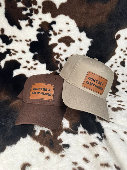 Don’t be a salty heifer baseball hat