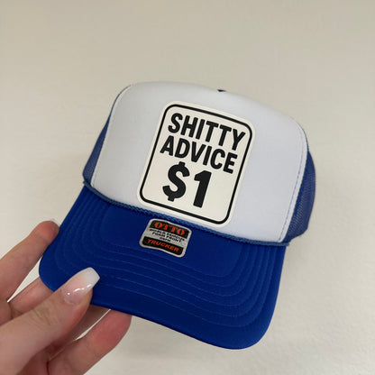 Shitty Advice $1 Trucker Hat – Funny Otto Cap in Multiple Colors