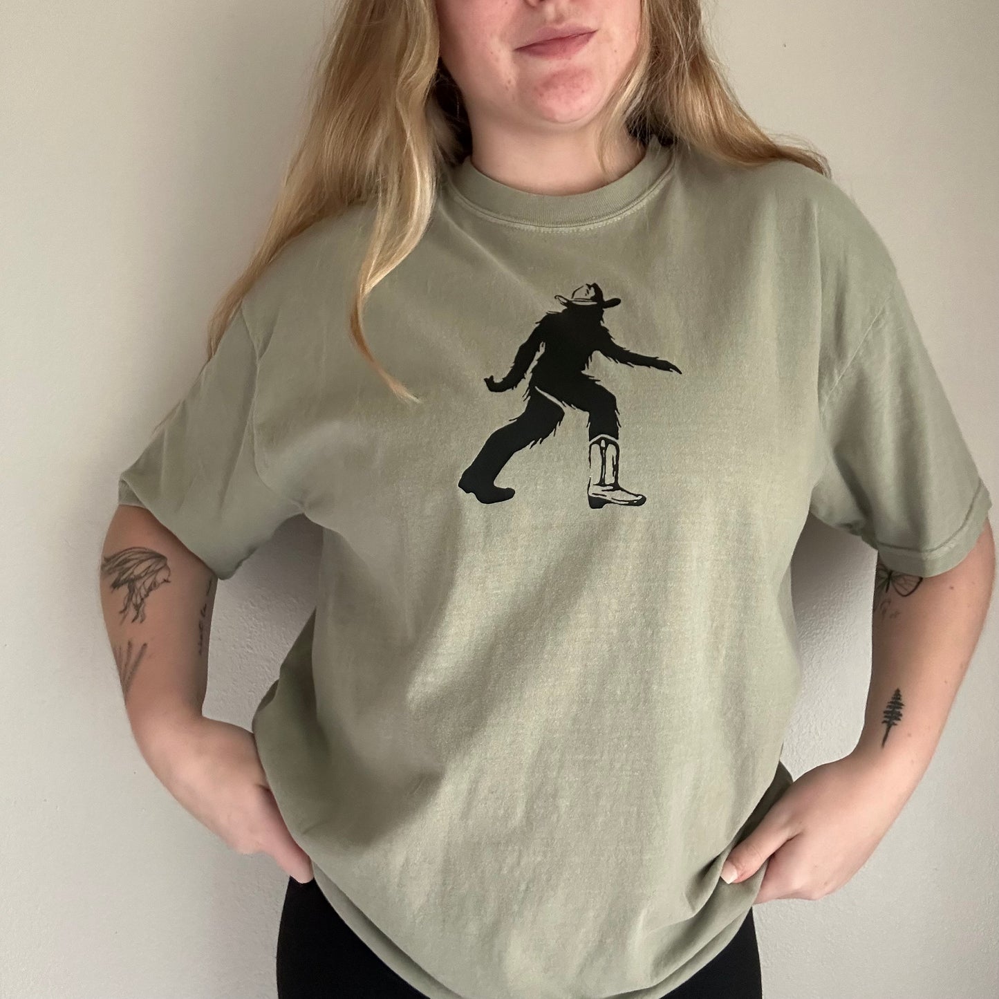 Cowboy Bigfoot western Tee | country tee