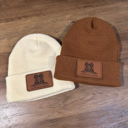 Let there be cowgirls patch beanies | western beanie
