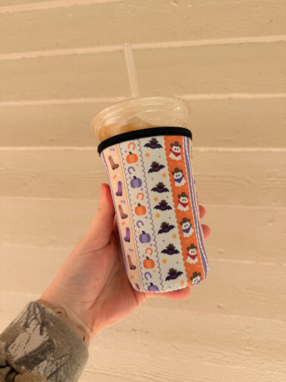 Spooky Western Coffee Sleeve