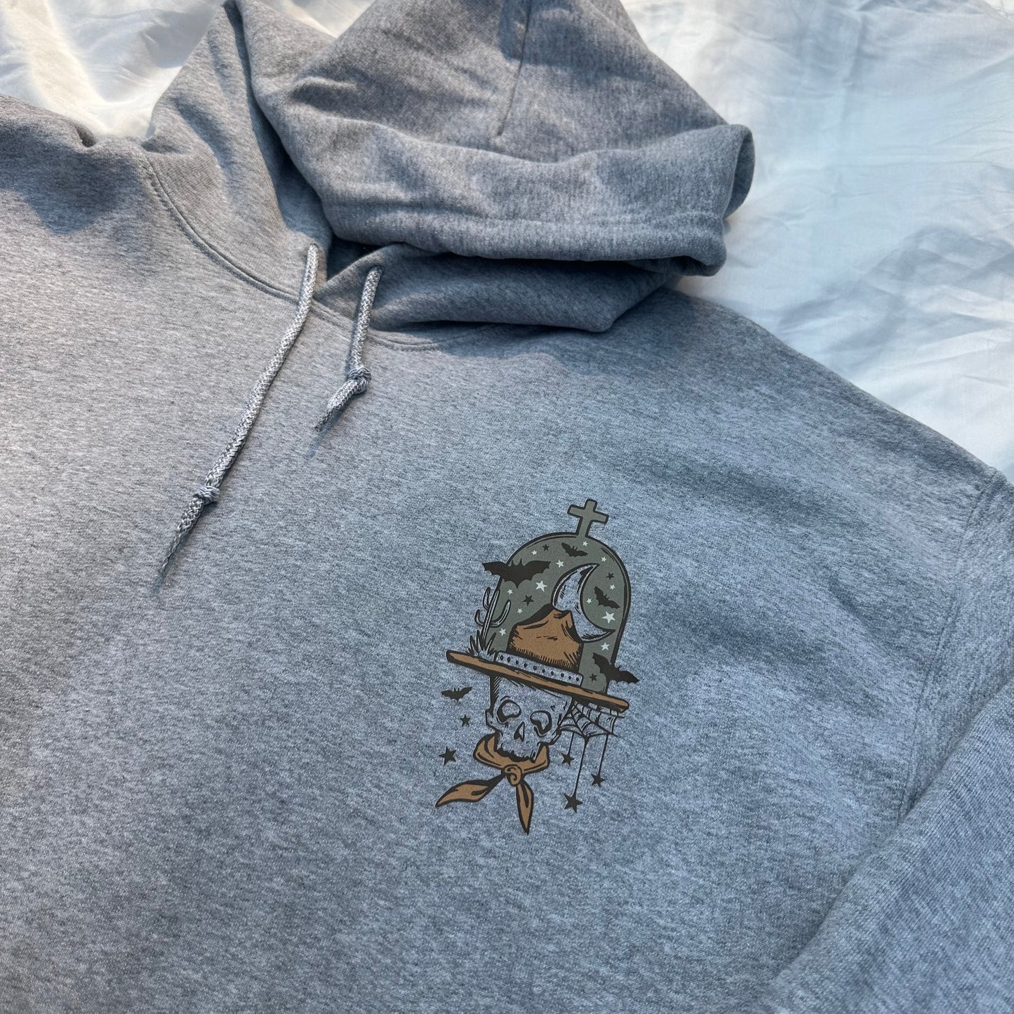 Cowboy skeleton fall Hoodie