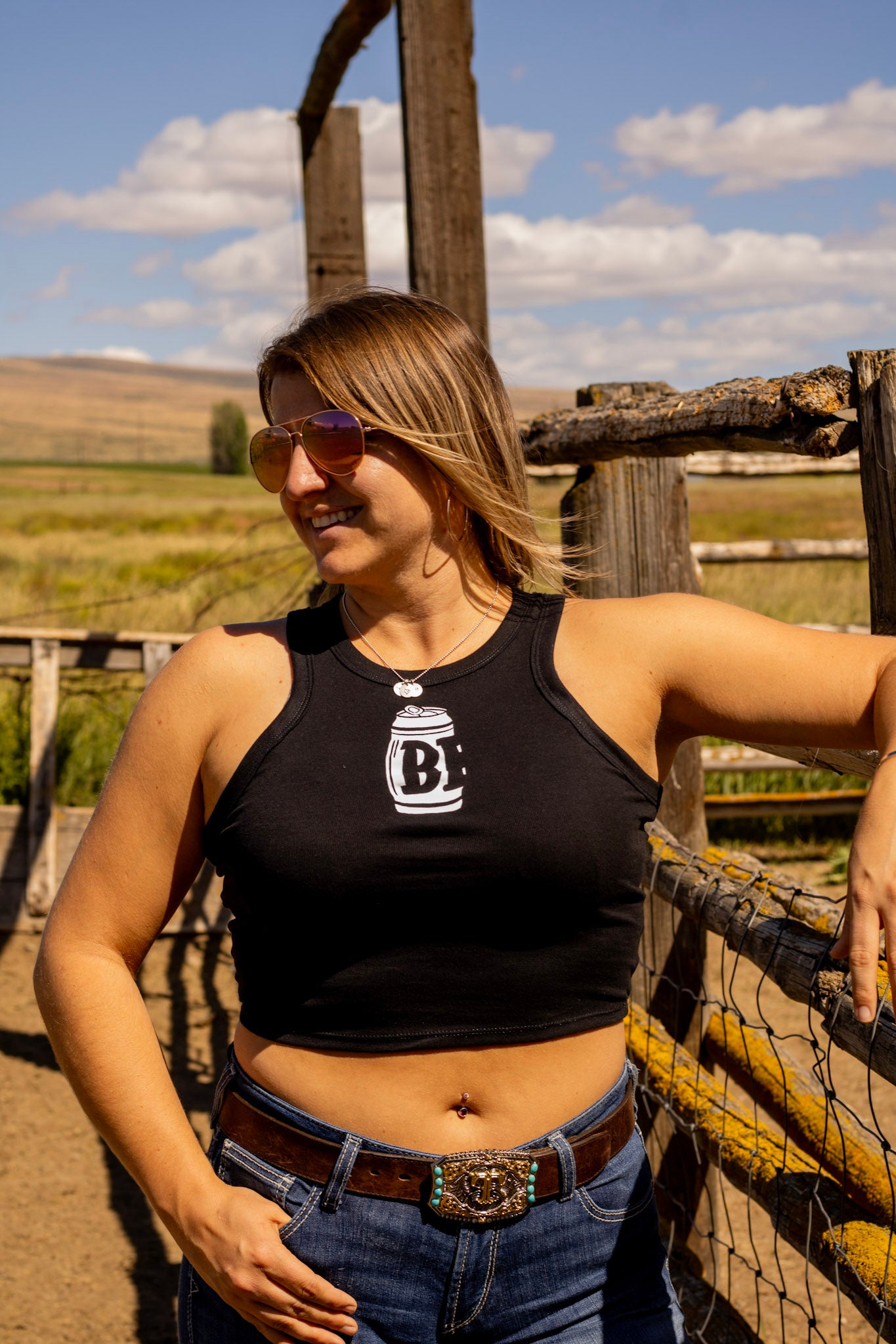 Cold One Cropped Tank