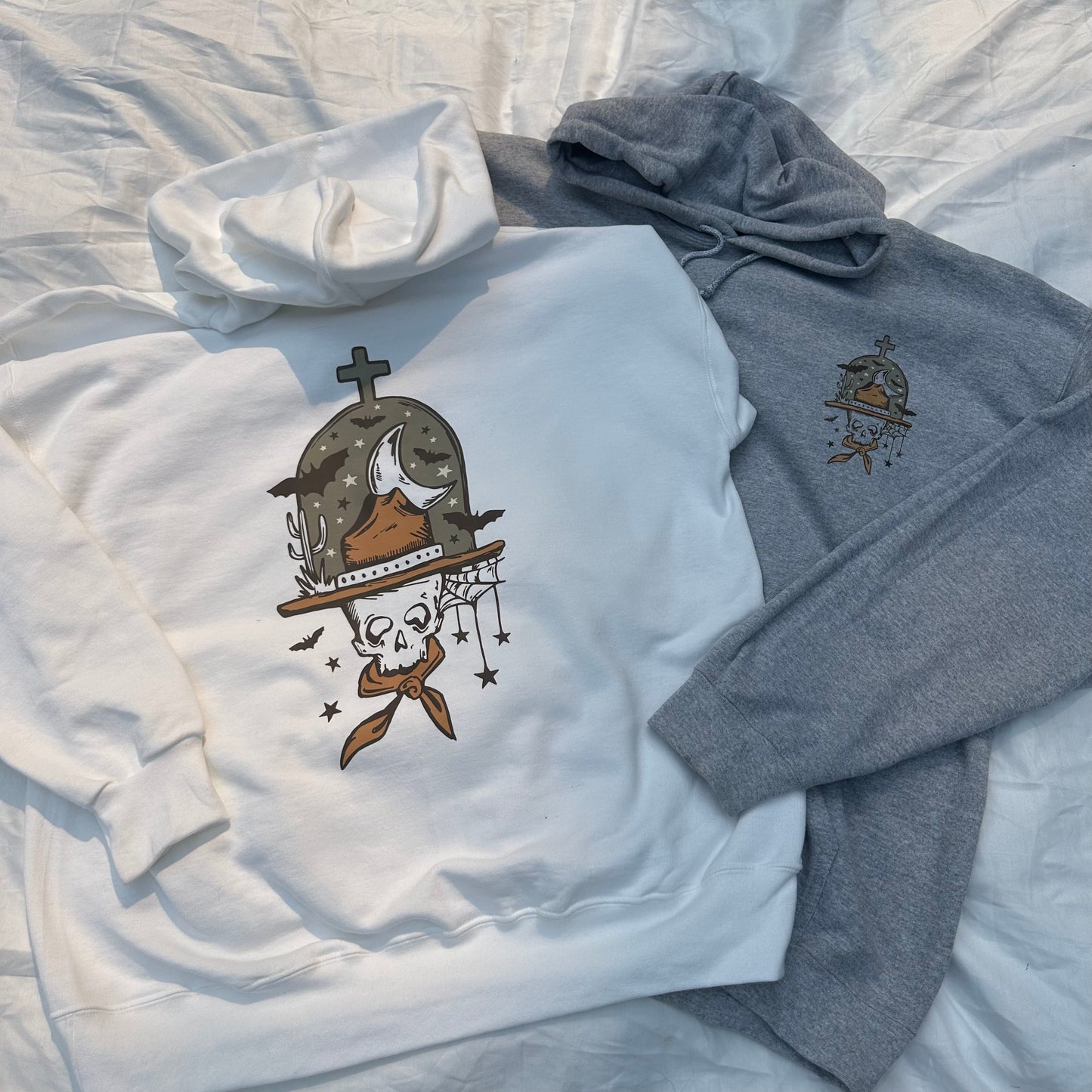 Cowboy skeleton fall Hoodie