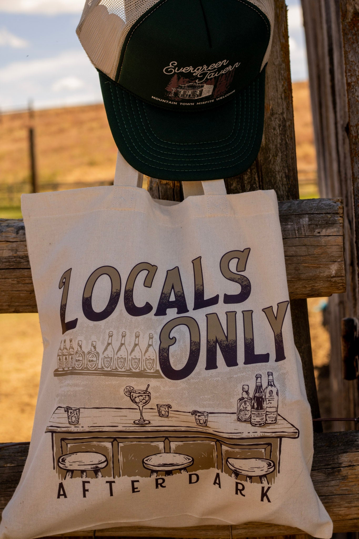 Locals Only After Dark Tote Bag