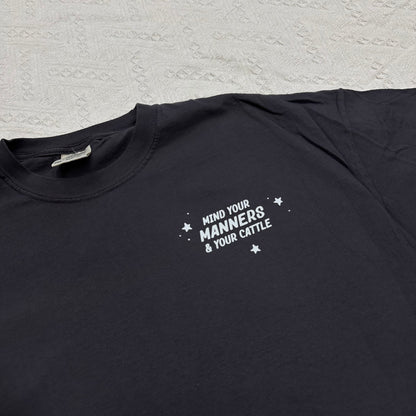 Mind Your Manners Comfort Colors® Tee | Western Graphic Ranch Shirt