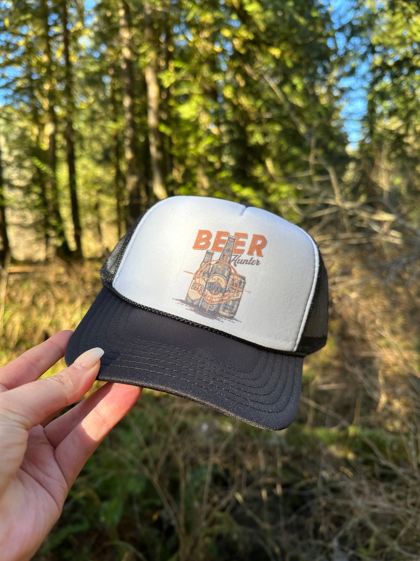 Beer hunter trucker hat
