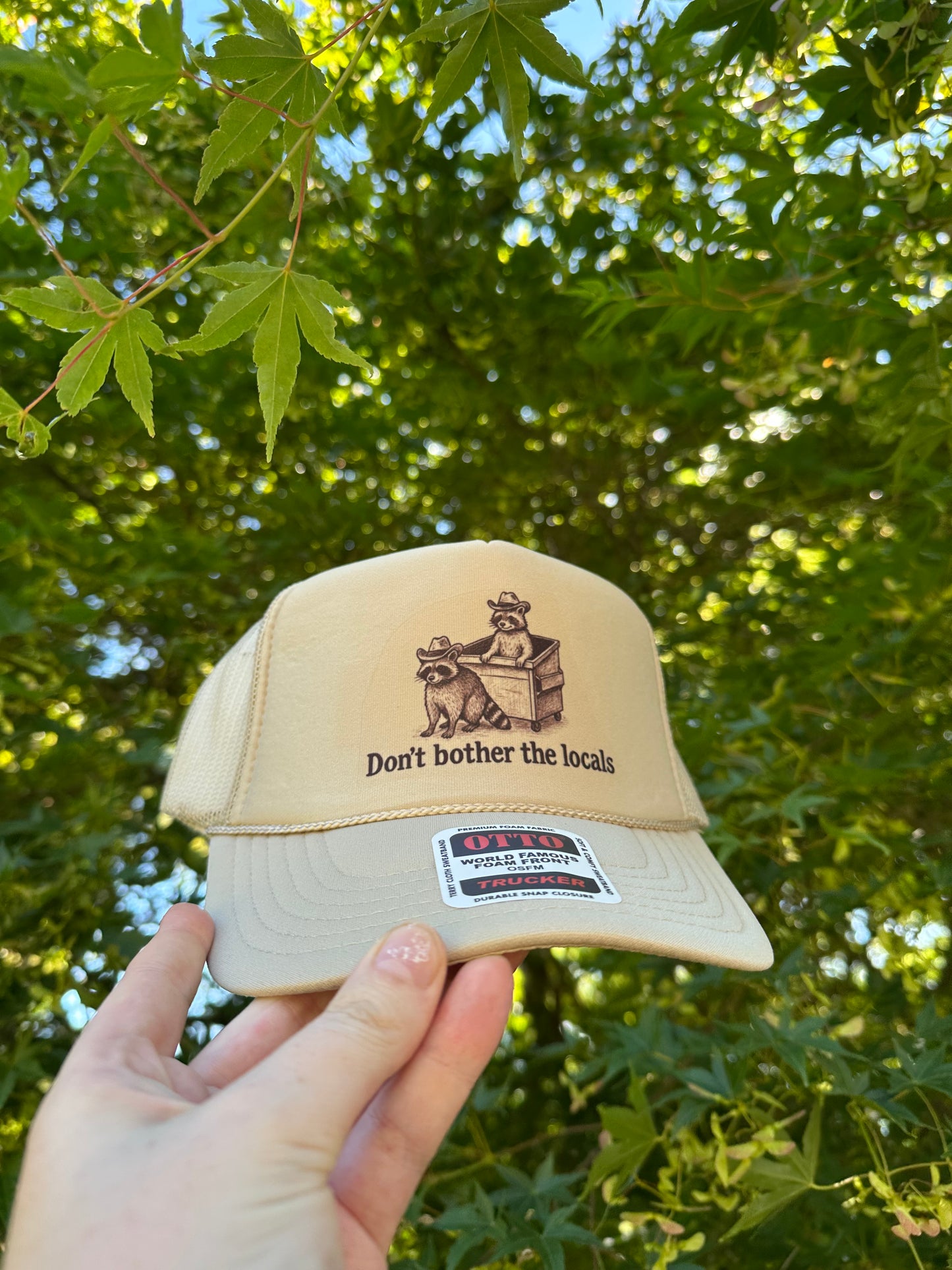 Don’t bother the locals trucker hat