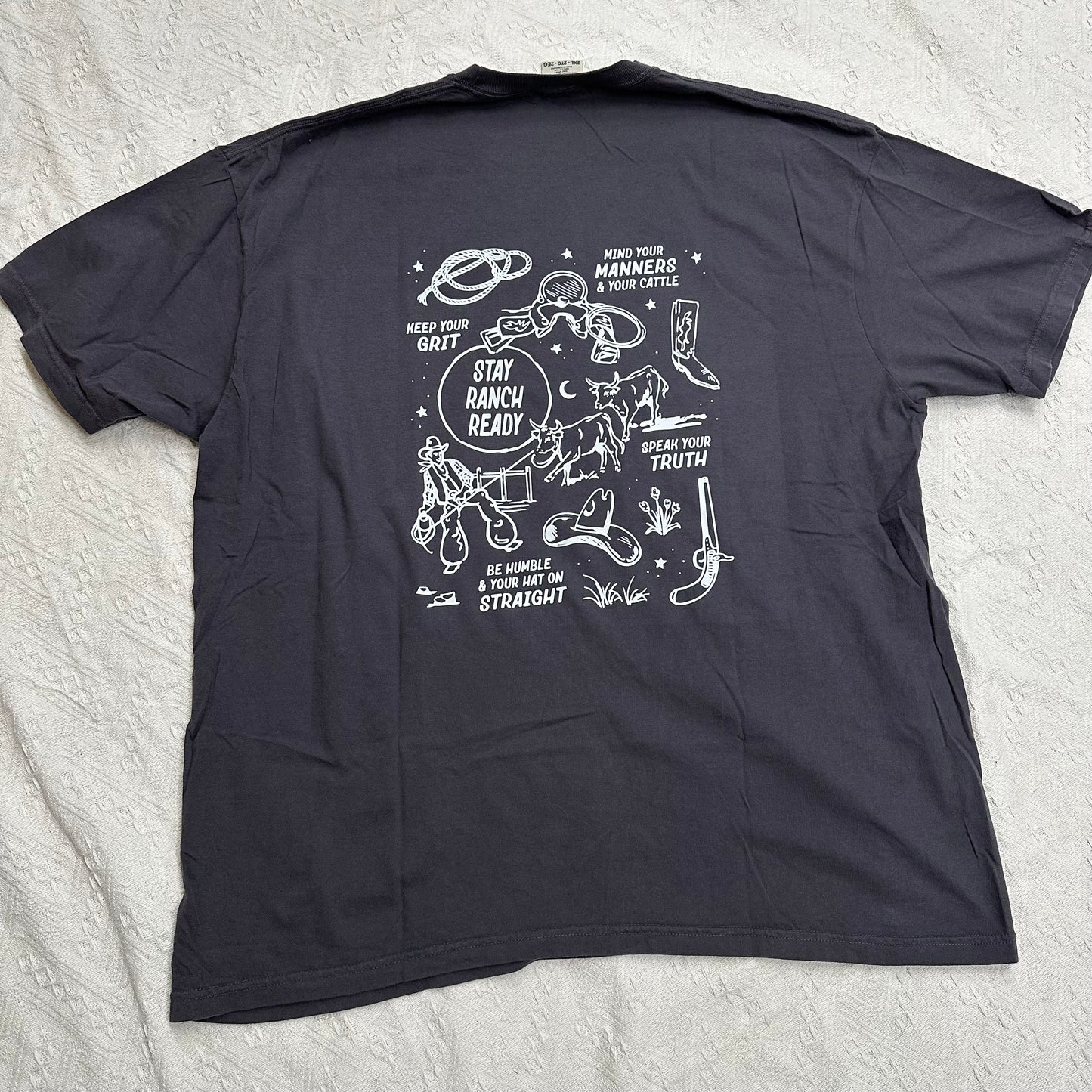 Mind Your Manners Comfort Colors® Tee | Western Graphic Ranch Shirt