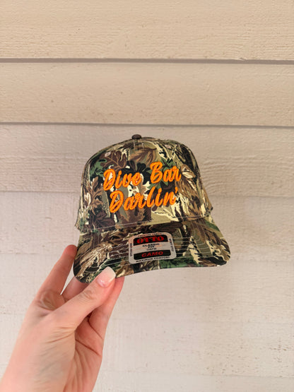 Dive bar darlin’ Puff Embroidery Hat