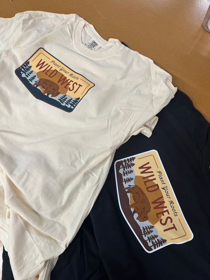 Wild West Comfort Colors Tee – Western Graphic T-Shirt