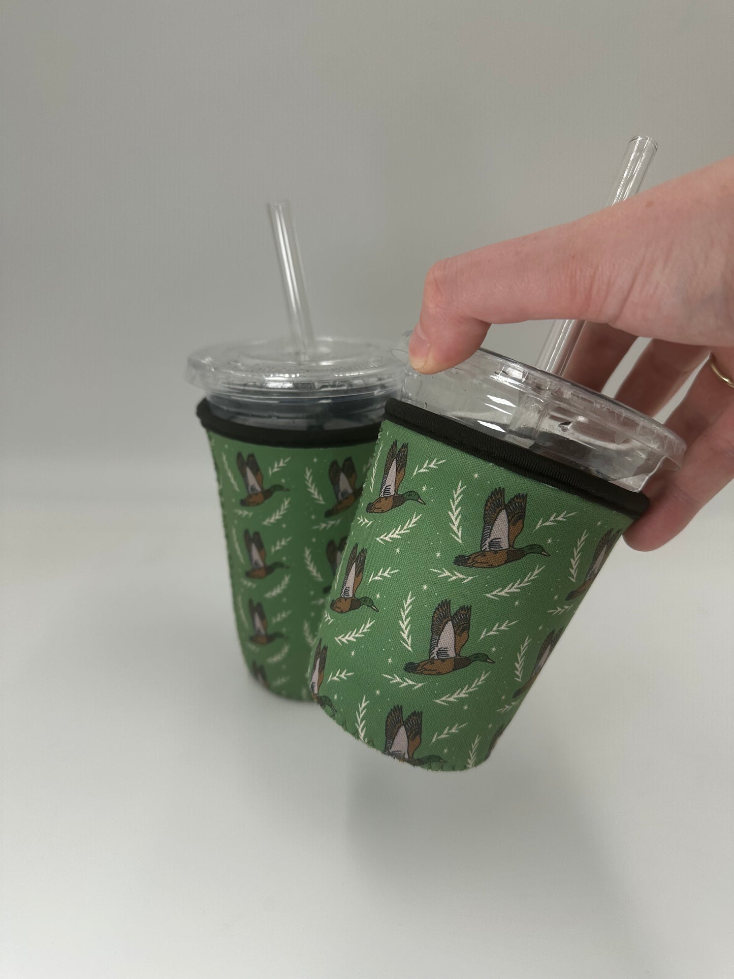 Duck Hunting Coffee sleeve – Neoprene Drink Sleeve (Small & Medium)