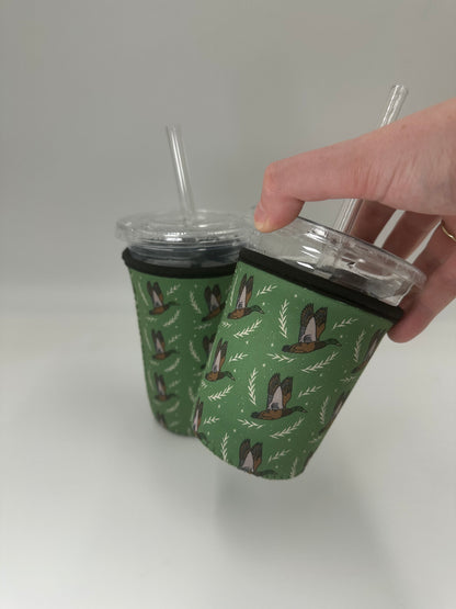 Duck Hunting Coffee sleeve – Neoprene Drink Sleeve (Small & Medium)