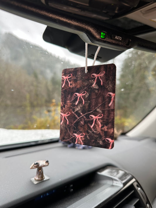 Camo bow car air freshener | western air freshener