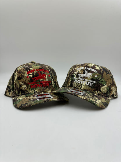 Keep America Rowdy Camo Otto Trucker Hat