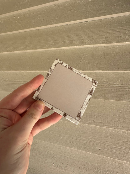 Golden Cowboy Print Sticky Notes – 3” x 3” Western Post-it® Pad