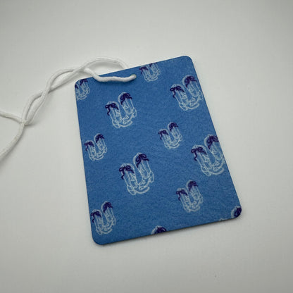 Blue bow boots car air freshener | western air freshener