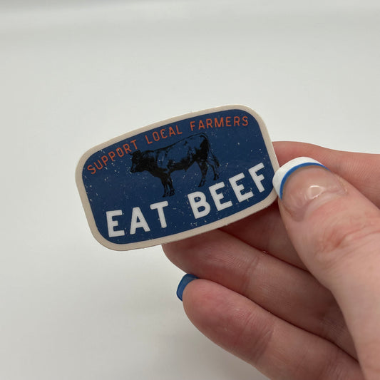 Eat beef sticker