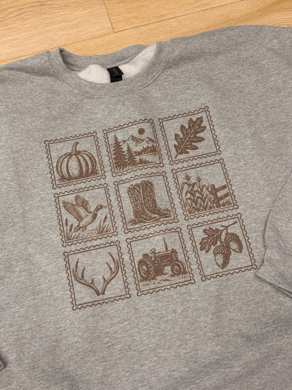 Fall stamps crewneck