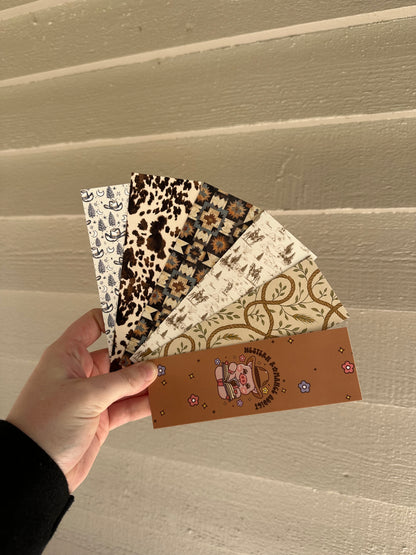 Western romance bookmark