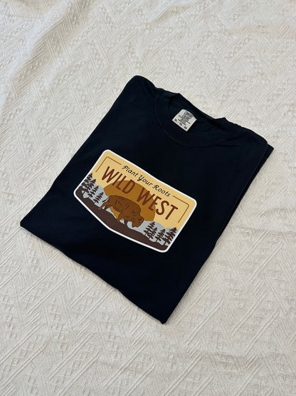 Wild West Comfort Colors Tee – Western Graphic T-Shirt