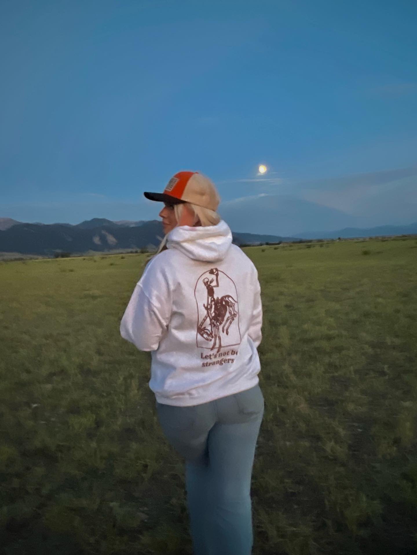 Rodeo let’s not be strangers skeleton Hoodie