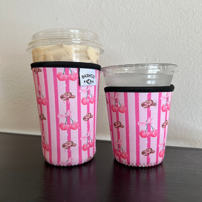 Croquette Cowgirl Coffee Sleeve | Girly Western Coffee Koozie