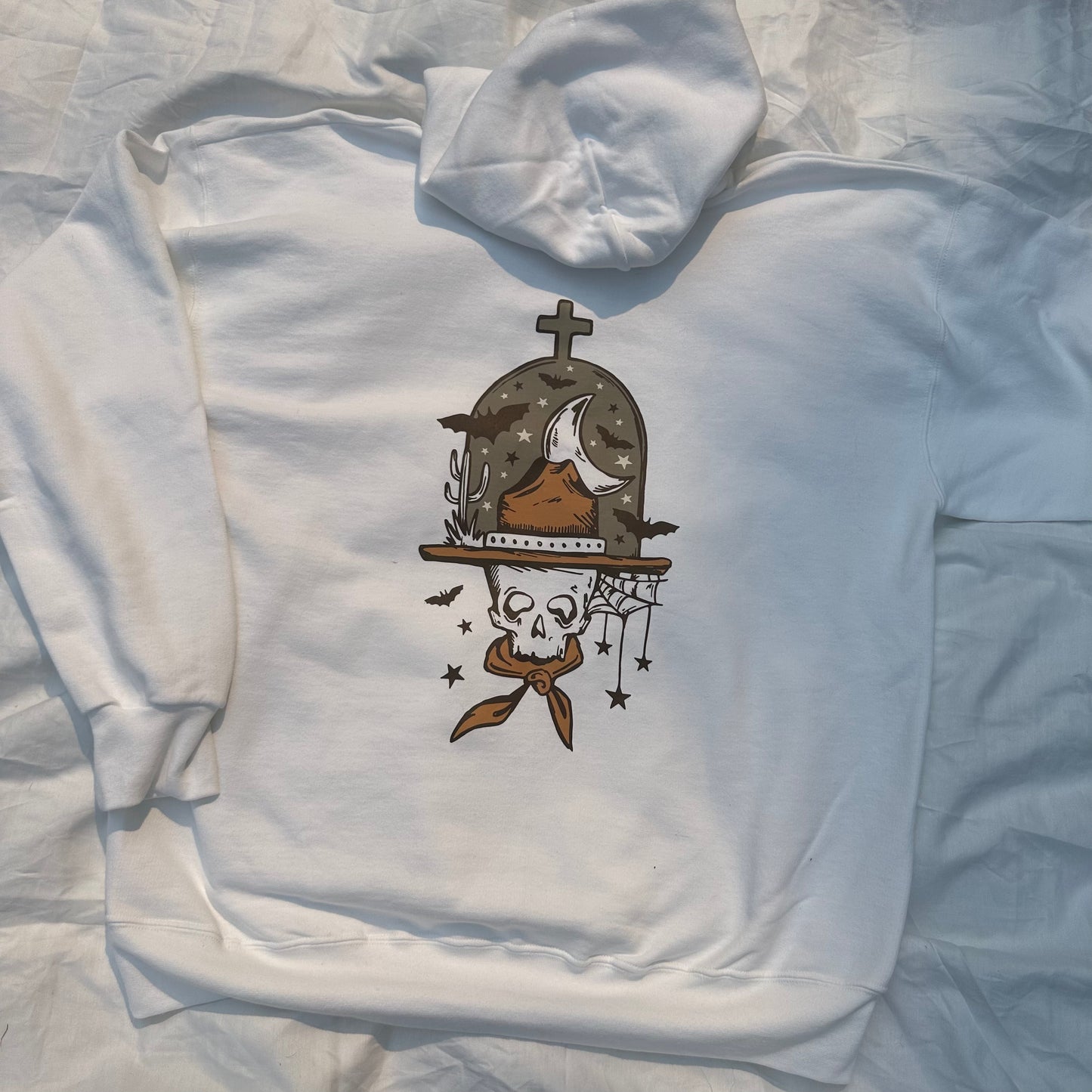 Cowboy skeleton fall Hoodie