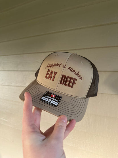 Support a Rancher - Eat Beef Trucker Hats