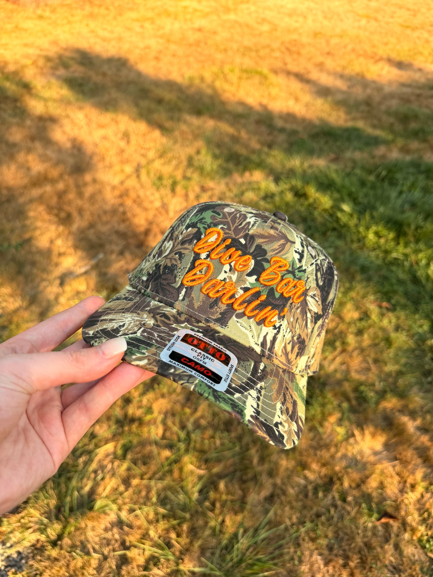Dive bar darlin’ Puff Embroidery Hat