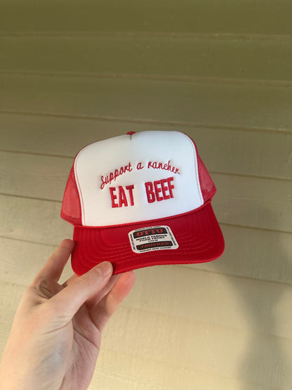 Support a Rancher - Eat Beef Trucker Hats