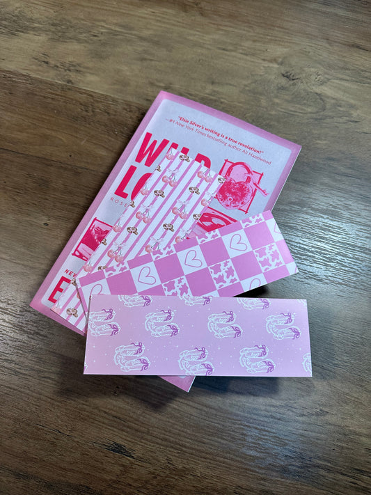 Cowgirl bookmark pack | western pink bookmarks