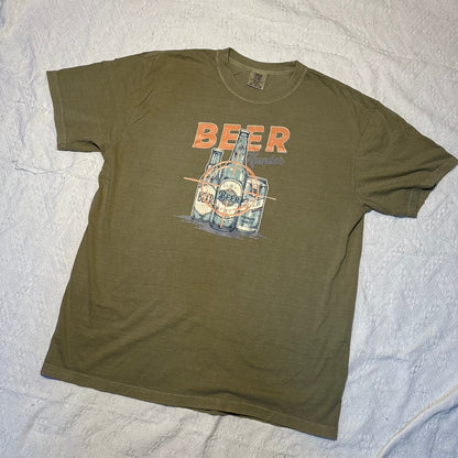 Beer hunter tee | beer t-shirt | western tee