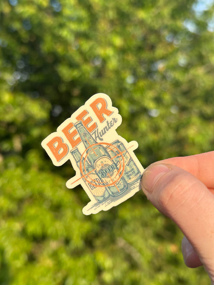 Beer hunter sticker