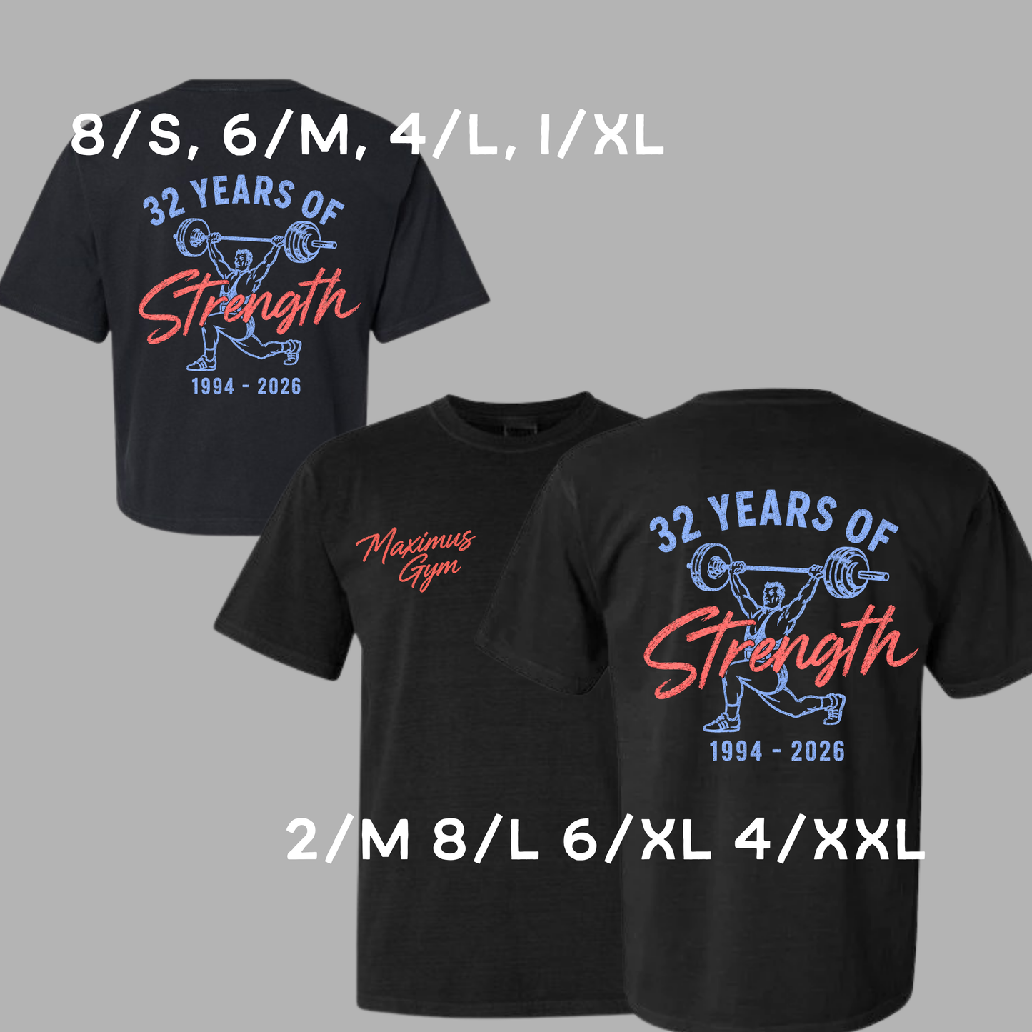 Maximus Gym Strength Tees