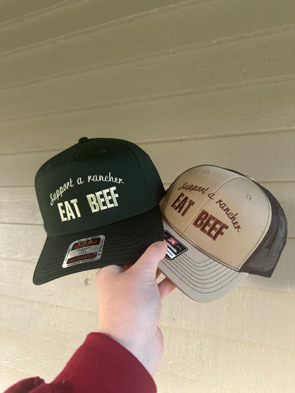 Support a Rancher - Eat Beef Trucker Hats