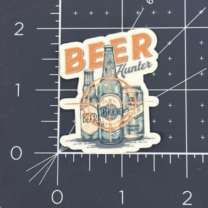 Beer hunter sticker